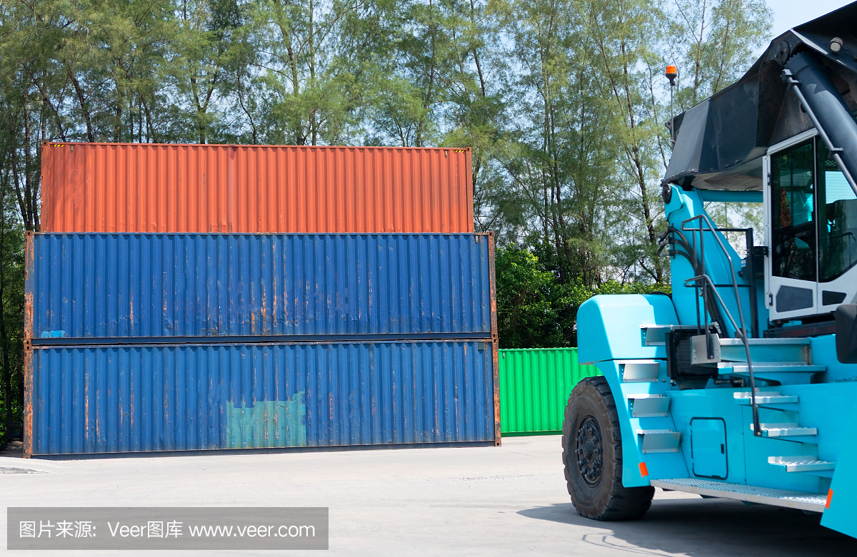 集装箱运输为物流进出口业务和工业
